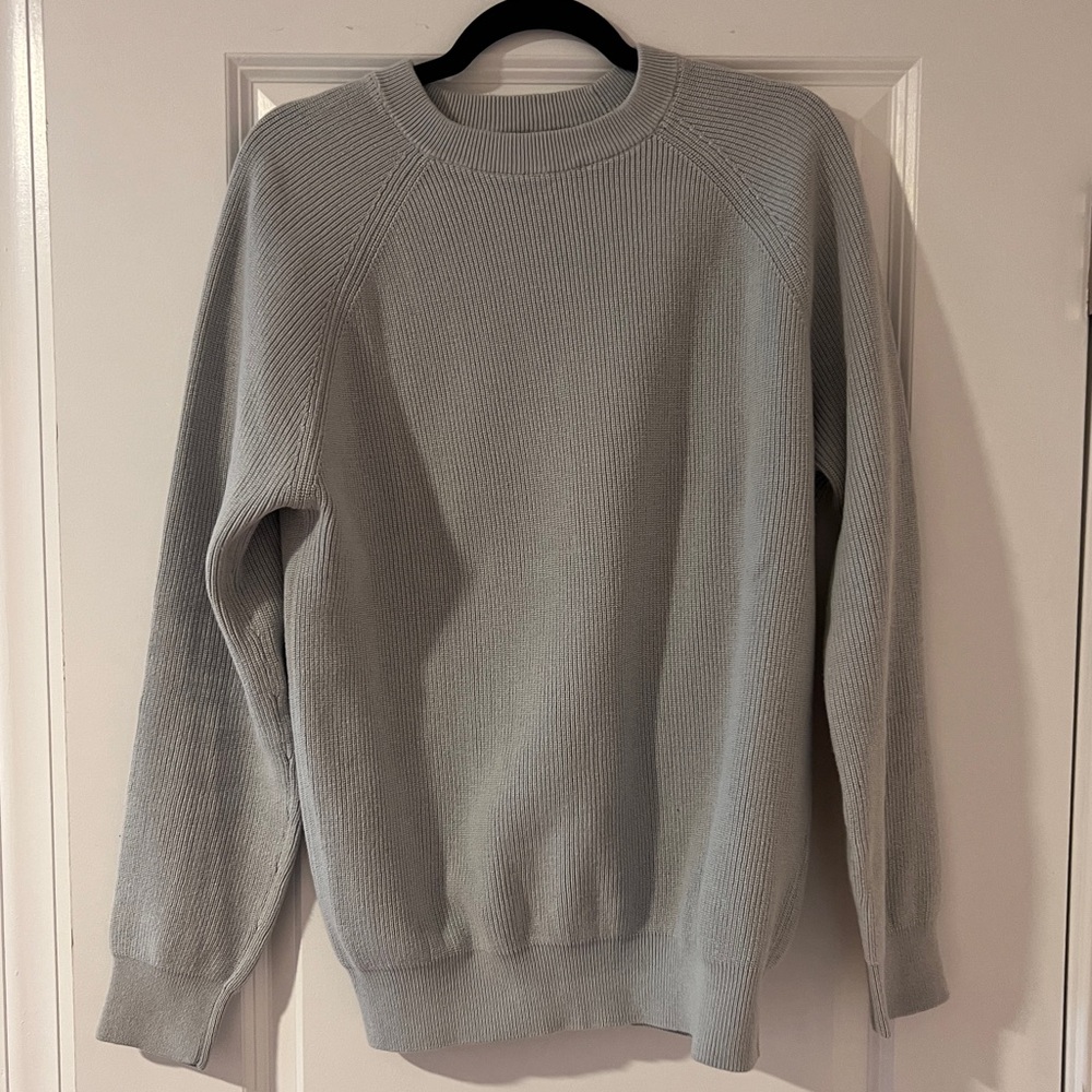 Zara grey cotton sweater - thicker knit